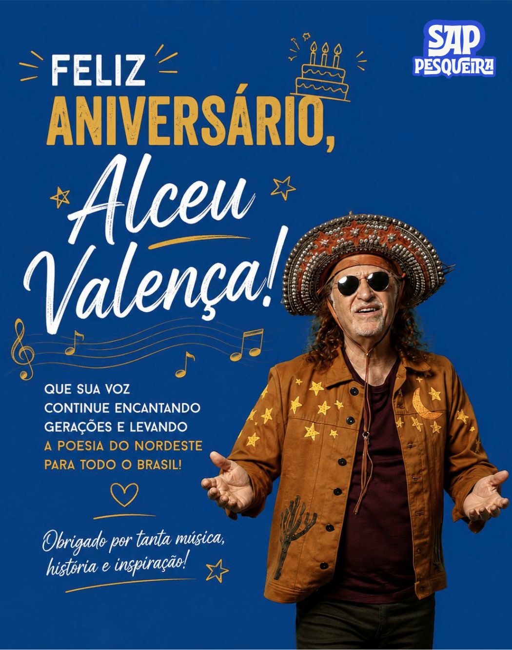 Alceu Valença 80 anos
